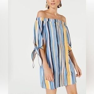 BAR III
Off-The-Shoulder Tie-Sleeve Dress, Created for Macy's size Medium NWOT